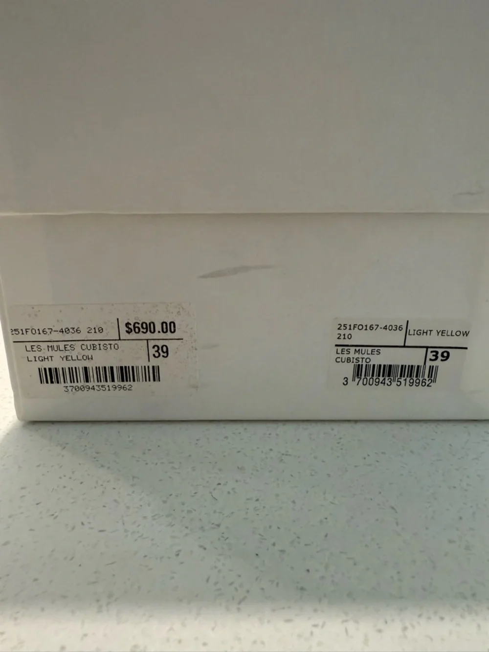 Jacquemus Les Mules Cubisto Leather Sandals in Light Yellow (Butter) - Picture 10 of 10